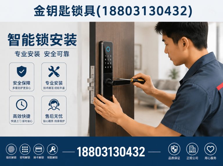 宣化区智能锁安装展示图